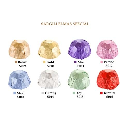 BOLÇİ ÇİKOLATA (S016) SÜTLÜ ELMAS SARGILI KIRMIZI 2,4 KG