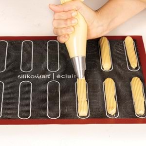 40.113.99.0000 SİLİKOMART AIR MAT ECLAIR & CHOUX 30*40 CM SİLİKON KALIP