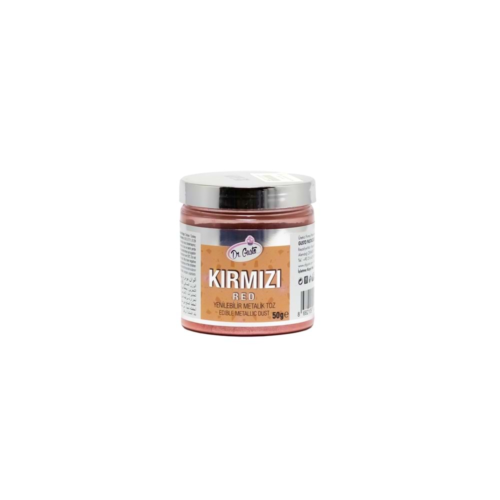 DR.GUSTO YENİLEBİLİR GIDA SİMİ KIRMIZI 50 GR