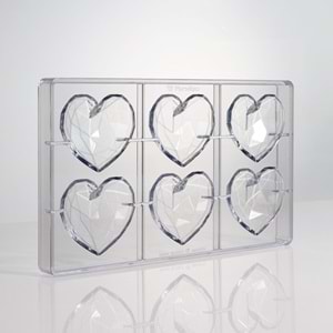 MARTELLATO MA3015 DIAMOND HEART POLİKARBON ÇİKOLATA KALIBI