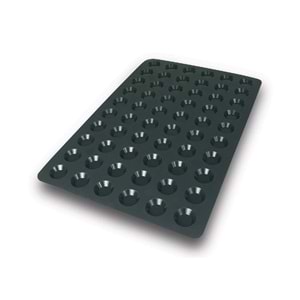 40.408.20.0000 SİLİKOMART SQ008 60 MINI TARTELETTE BLACK 40X60 CM SİLİKON KALIP
