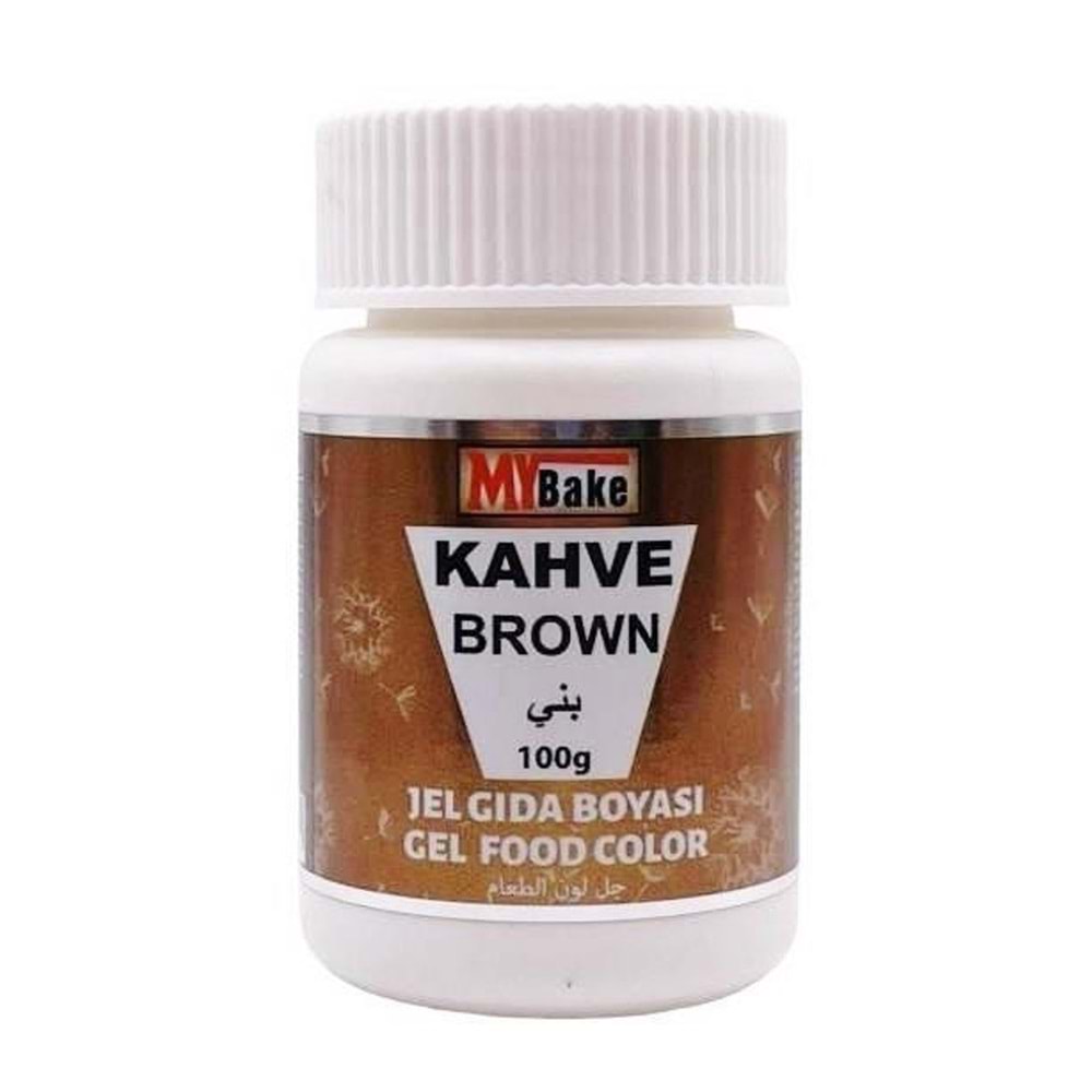 MY BAKE JEL BOYA KAHVERENGİ 100 GR