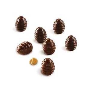 22.152.77.0165 SİLİKOMART SCG52 3D CHOCO SPIRAL SİLİKON KALIP