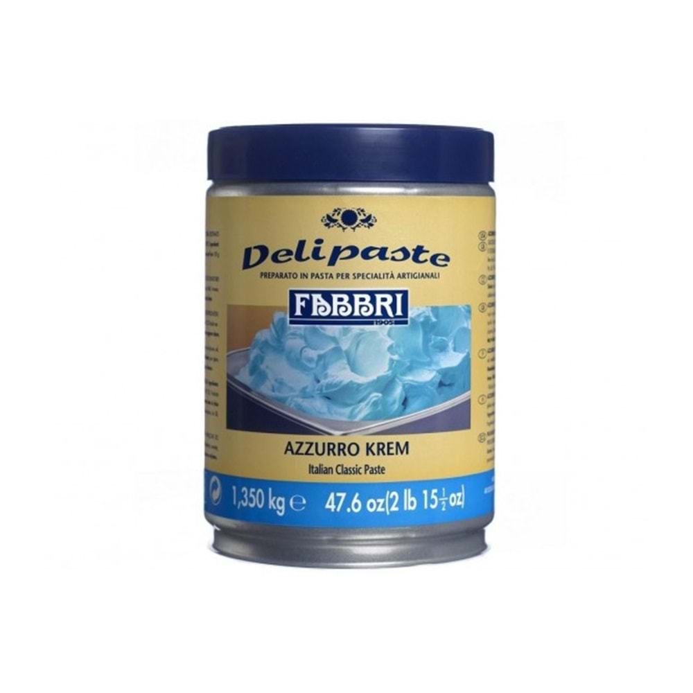 CSM FABBRİ DELİPASTE MAVİ YOLCULUK-AZZUROKREM (1,35 KG)