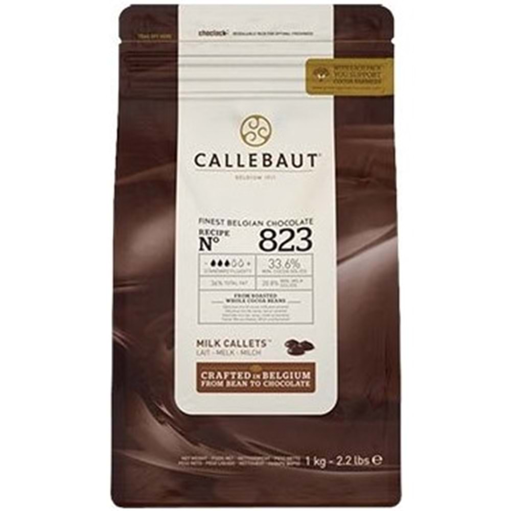 CALLEBAUT ÇİKOLATA DROP SÜTLÜ %33,6 1 KG /823-RT-U68