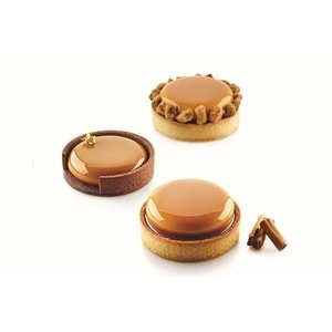 25.243.87.0065 SİLİKOMART KIT TARTE RING ROUND 80 SİLİKON KALIP